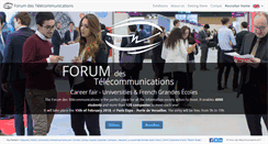 Desktop Screenshot of forumdestelecommunications.fr